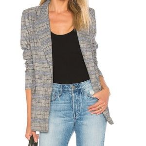 Majorelle Rhea Blazer in light Grey/black plaid